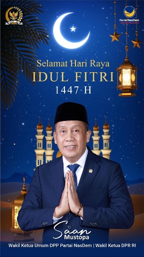  Saan Mustopa Sampaikan Ucapan Selamat Idul Fitri 1447 H: Momentum Mempererat Silaturahmi