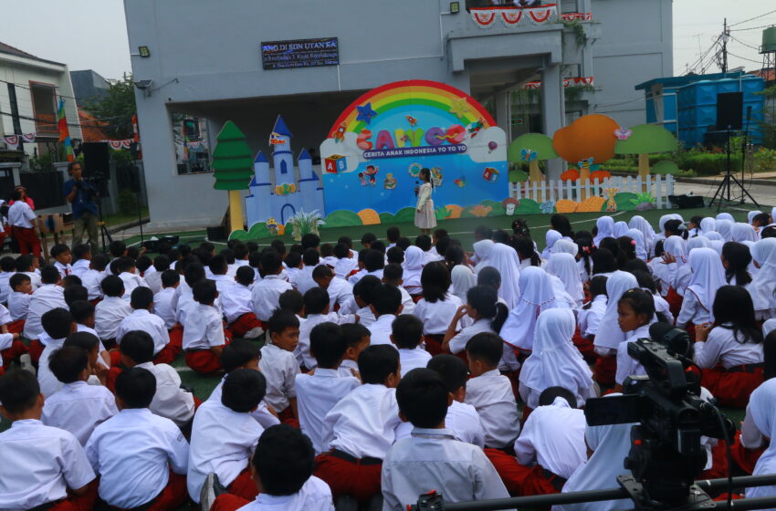  Caiyoo RTV Syuting di Sekolah Dasar Negeri Utan Kayu Utara 01
