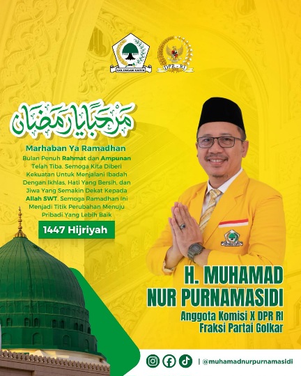  H. Muhamad Nur Purnamasidi: Ramadhan 1447 H Momentum Hijrah Menuju Pribadi Lebih Baik