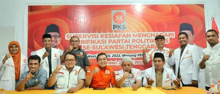  Supervisi Persiapan Hadapi Verifikasi PKS Se-Sulawesi Tenggara