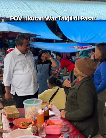 Lamhot Sinaga Berburu Takjil di Dapil Sumut, Dukung Perputaran Ekonomi UMKM Ramadan