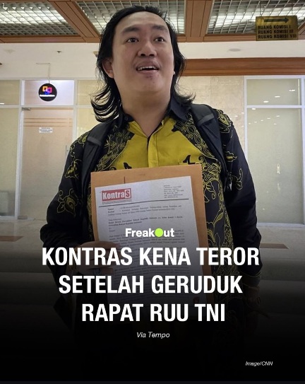  Aktivis KontraS Andrie Yunus Disiram Air Keras, Desak Aparat Usut Tuntas Pelaku