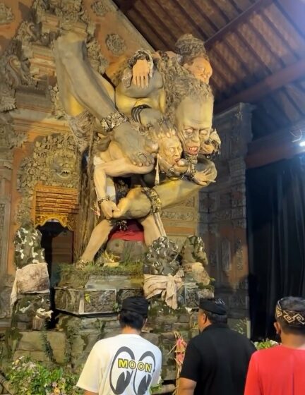  I Nyoman Parta Apresiasi Karya Ogoh-Ogoh “Tugu Mayang” di Ubud: Simbol Arah Kehidupan dan Keseimbangan Alam