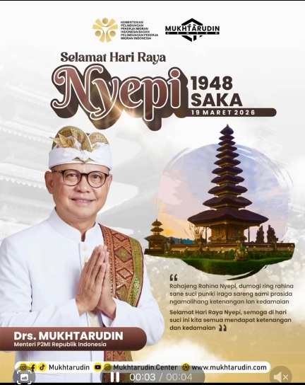  Mukhtarudin Sampaikan Ucapan Hari Raya Nyepi 1948 Saka, Ajak Masyarakat Maknai Keheningan dengan Refleksi Diri