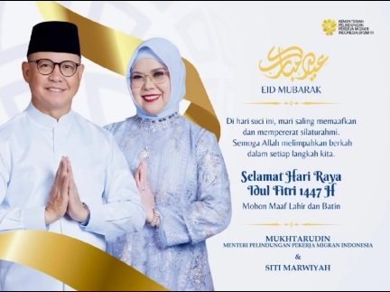  Idul Fitri 1447 H: Menteri Mukhtarudin Ajak Pererat Silaturahmi dan Maaf-memaafkan