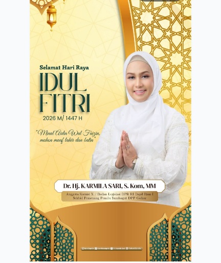  Karmila Sari Ajak Pererat Silaturahmi di Idul Fitri 1447 H, KPPG Tegaskan Komitmen untuk Rakyat