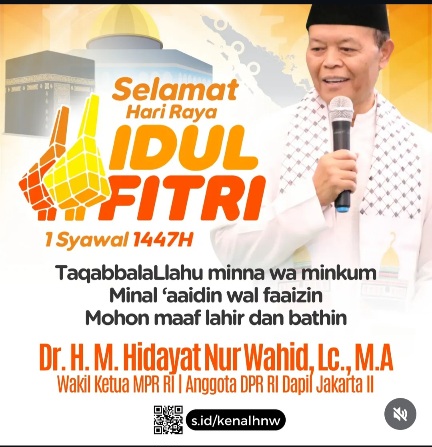  Idulfitri 1447 H: Hidayat Nur Wahid Sampaikan Pesan Kemenangan dan Kesucian Hati