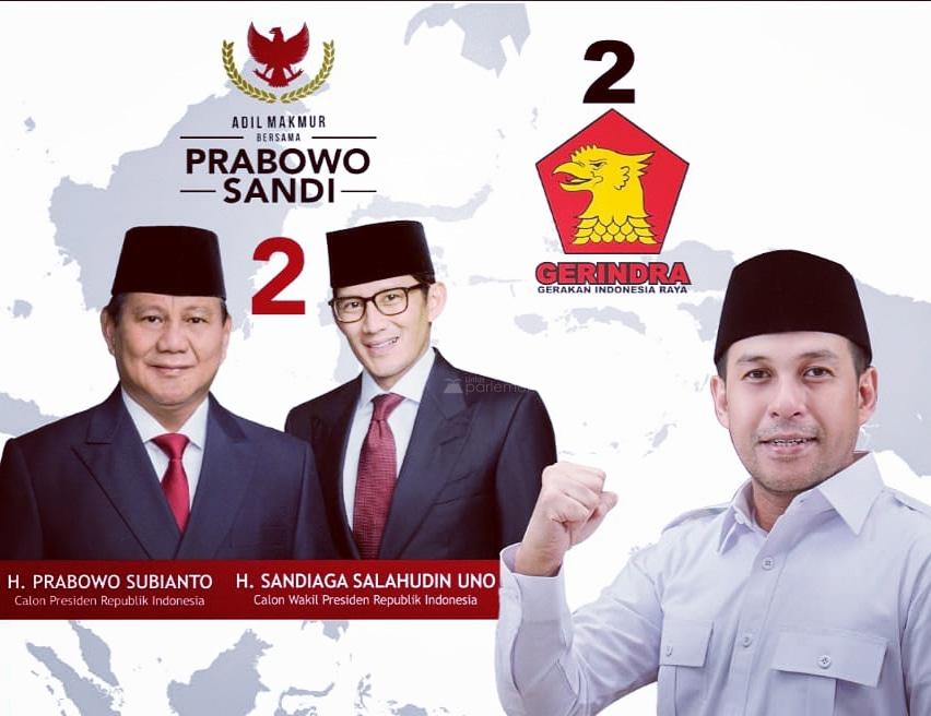  Gerindra Antar Ketua KNPI DKI Berkantor di Kebon Siri