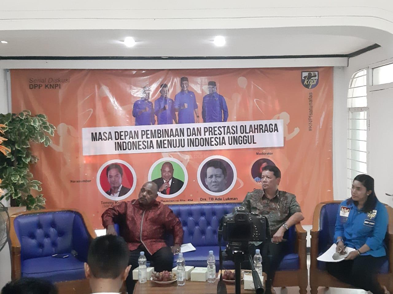  DPR: KNPI Cocok Dijadikan Mitra Pembinaan Olahraga di Indonesia
