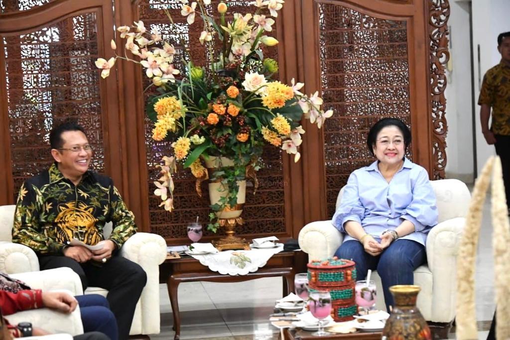  Bertemu Megawati, Ini yang Dibahas Pimpinan MPR RI