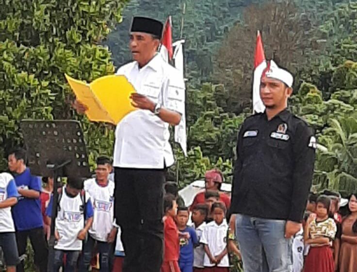 Anwar Hafid Pimpin HUT ke-77 RI di Puncak Gunung Suku Lauje