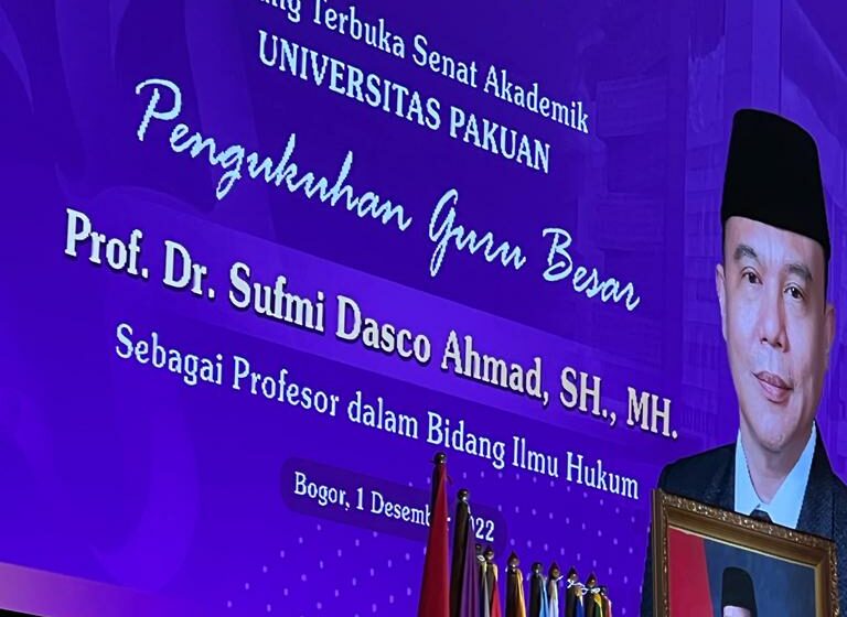  Habib Aboe Apresiasi Sufmi Dasco Ahmad Raih Gelar Profesor