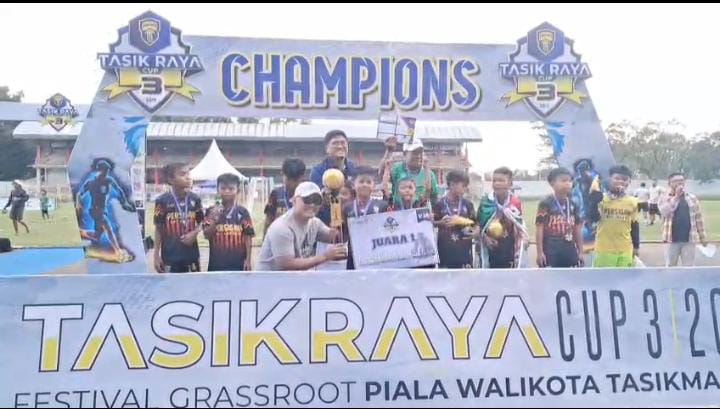  Persigawa U-10 Juara di Piala Walikota Tasik, Bantai 3-0 Akademi Milik Nova Arianto