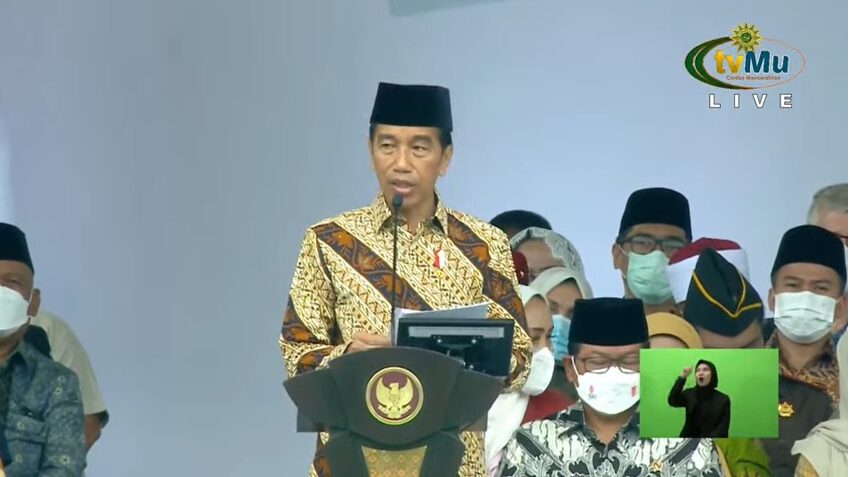  Jokowi Hadiri Mukhtamar ke-48 Muhammadiyah di Solo