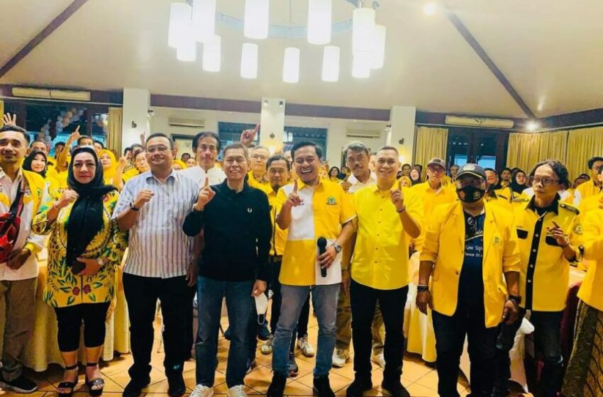  Jelang Pencoblosan, Adies Kadir Gelar Konsolidasi DPD Golkar se-Kota Surabaya