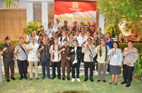 Pimpin Kunspek ke Labuan Bajo, Adies Kadir Apresiasi Capaian Polda NTT pada Penegakan Hukum di Destinasi Wisata