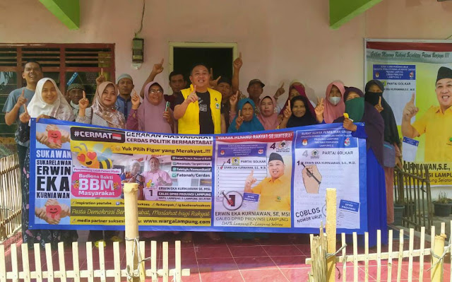  Ketua MKGR Lampung Nyaleg: Kebanjiran Dukungan dari Rakyat Lampung Selatan