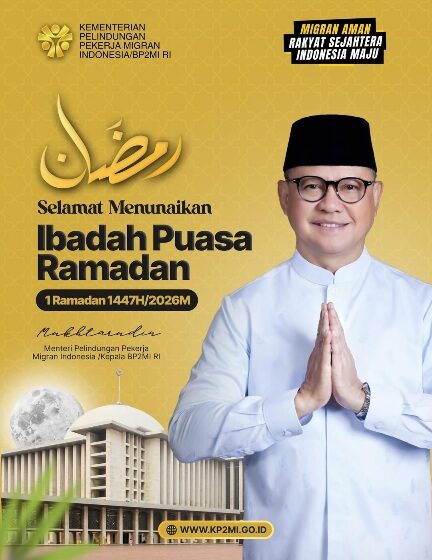  Menteri Mukhtarudin Ajak Pekerja Migran Perkuat Iman dan Solidaritas di Bulan Suci